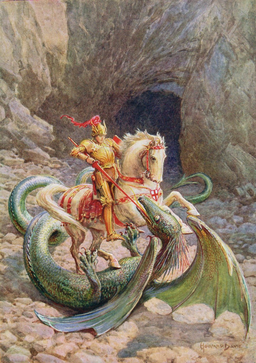 A sárkány... holtan zuhant a földre, a 