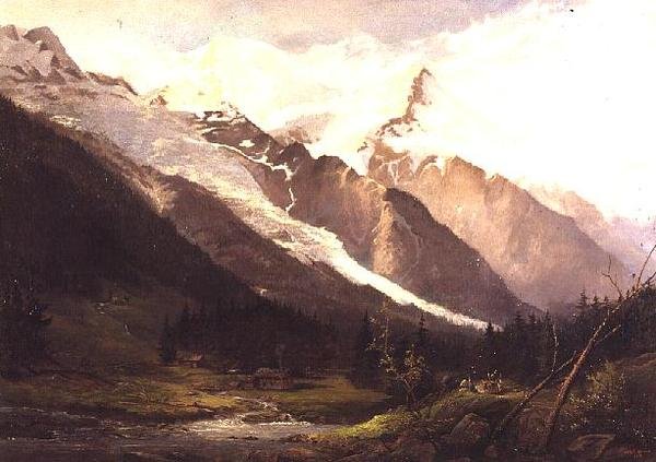 Chamonix közelében alkotó: Howard Gull Stormont