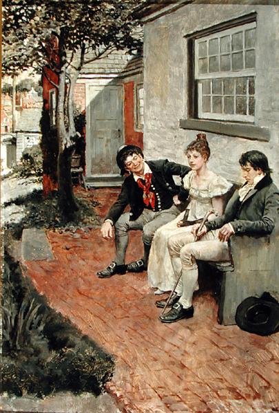 Egy tengerész édes, Howard Pyle „Szárazföldön és tengeren” című művéből, megjelent a Harper