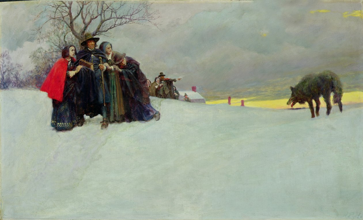 Farkast harminc éve nem láttak Salemben alkotó: Howard Pyle