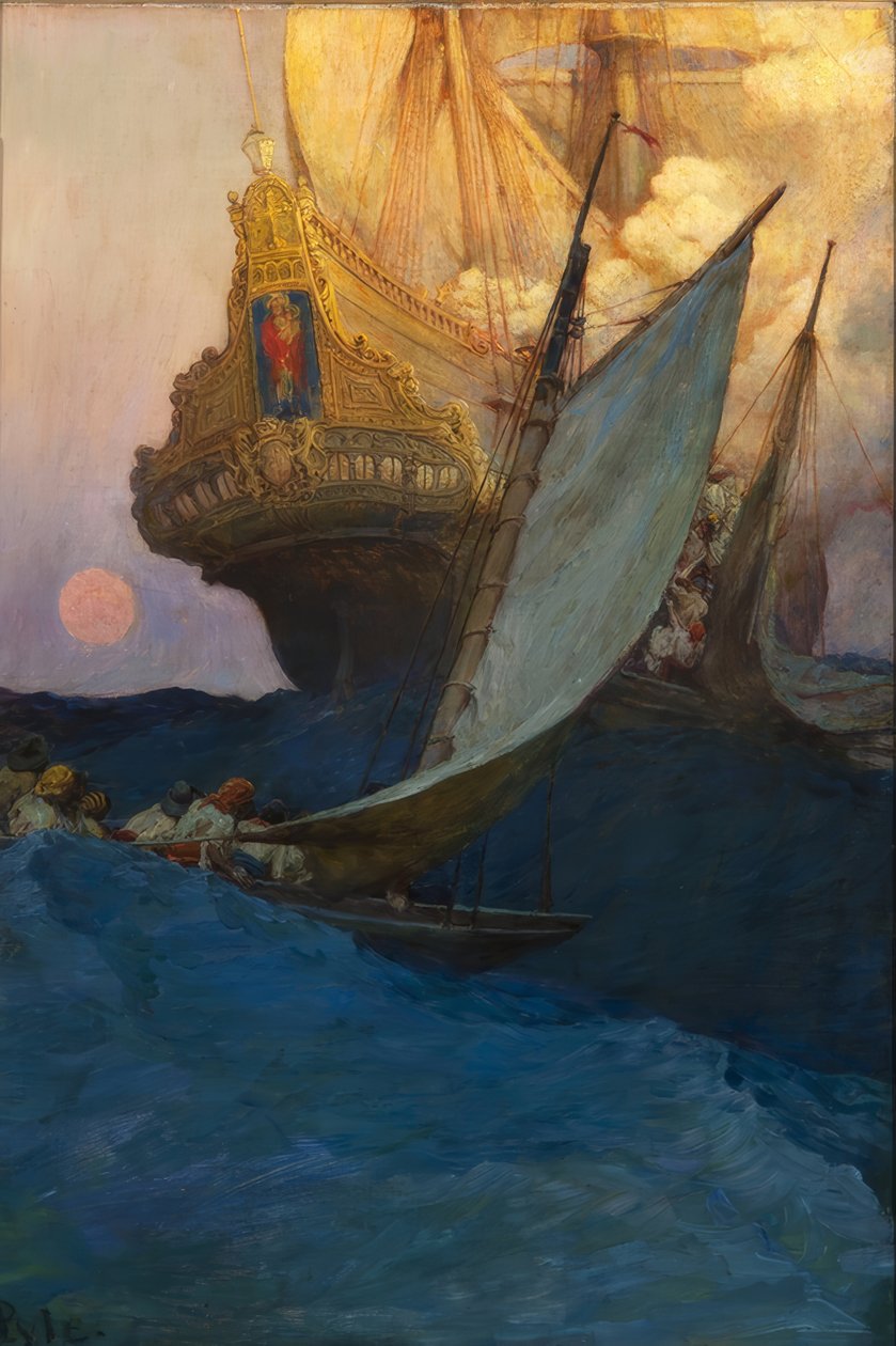Támadás egy gálya ellen alkotó: Howard Pyle
