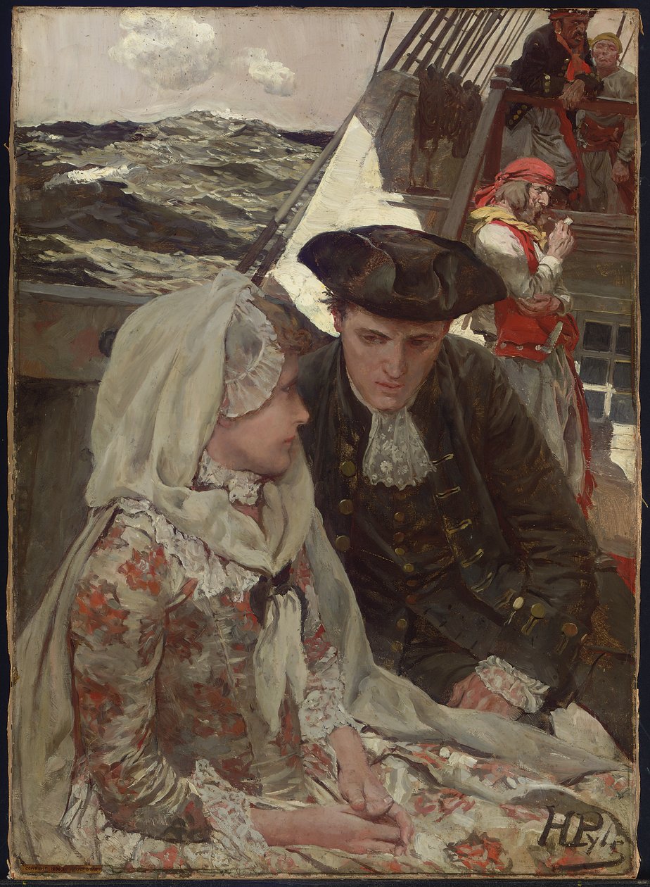 Vigasztaló szavak (olaj, vászon) alkotó: Howard Pyle