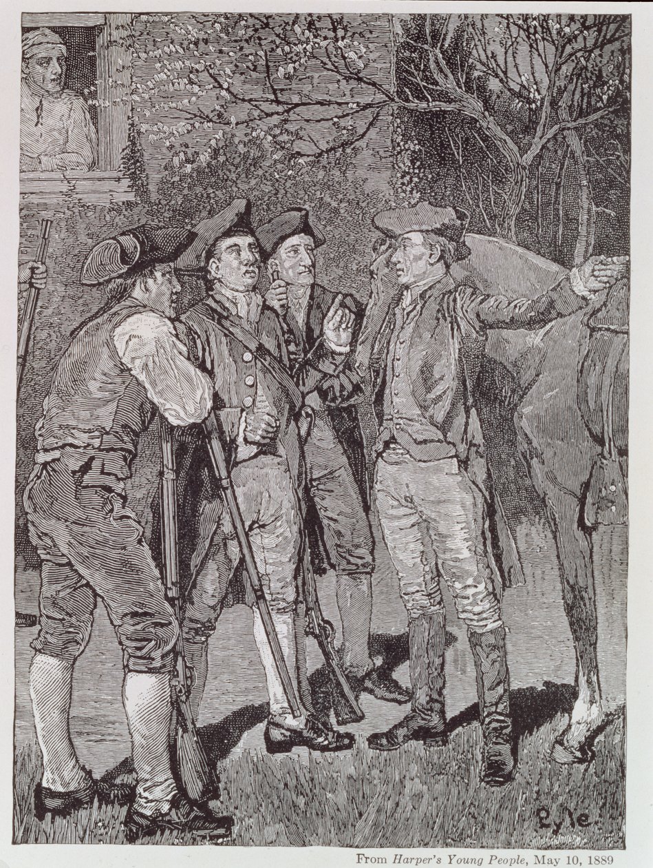 Paul Revere Lexingtonban, a Harper