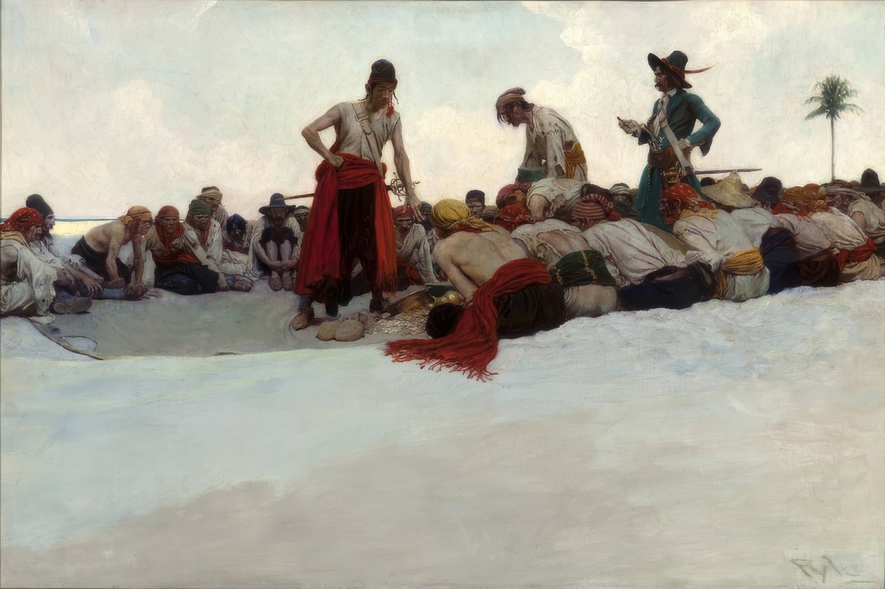 Így a kincset felosztották alkotó: Howard Pyle