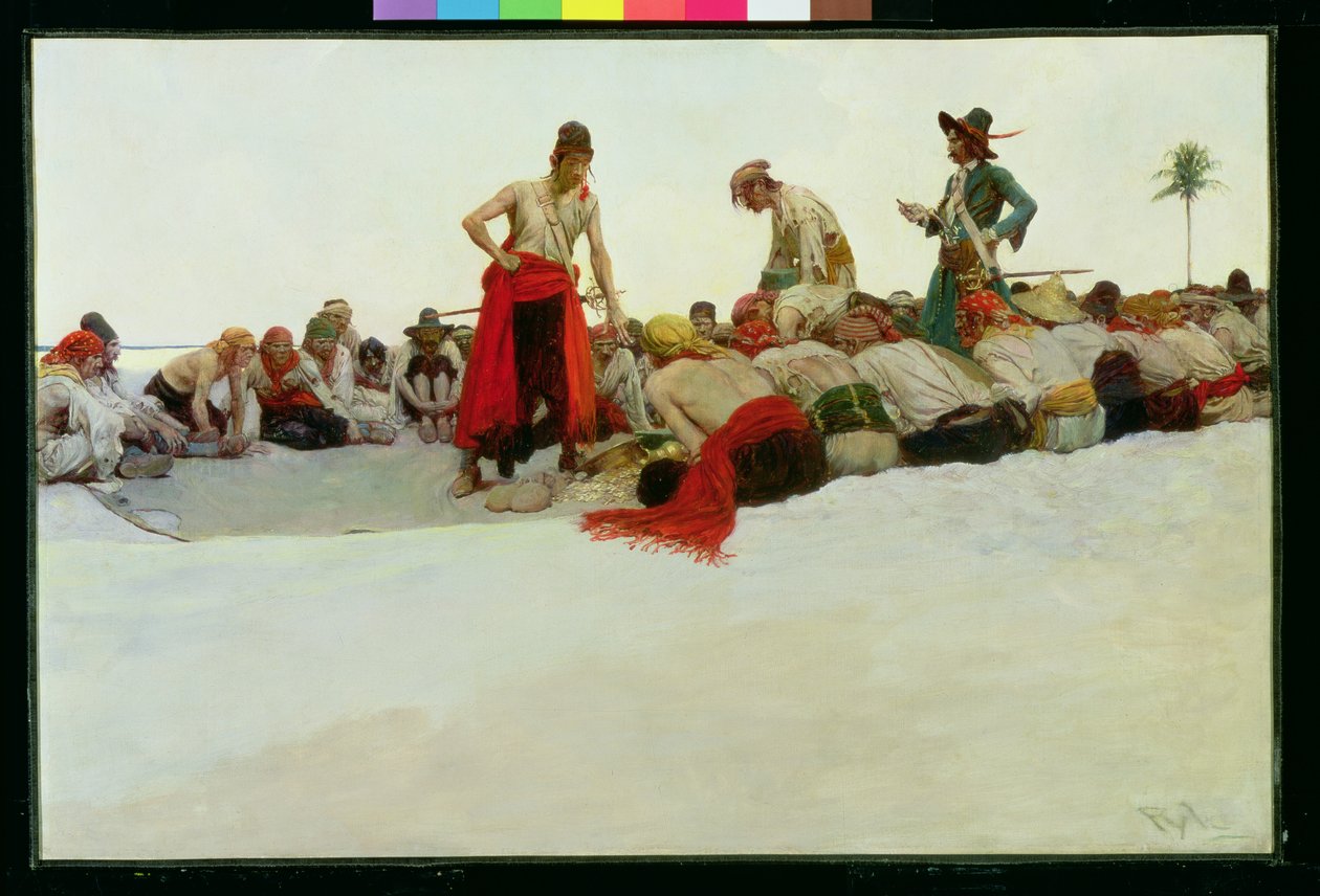 Tehát a kincset felosztották Howard Pyle "Kincses város sorsa" című művéből, amelyet a Harper
