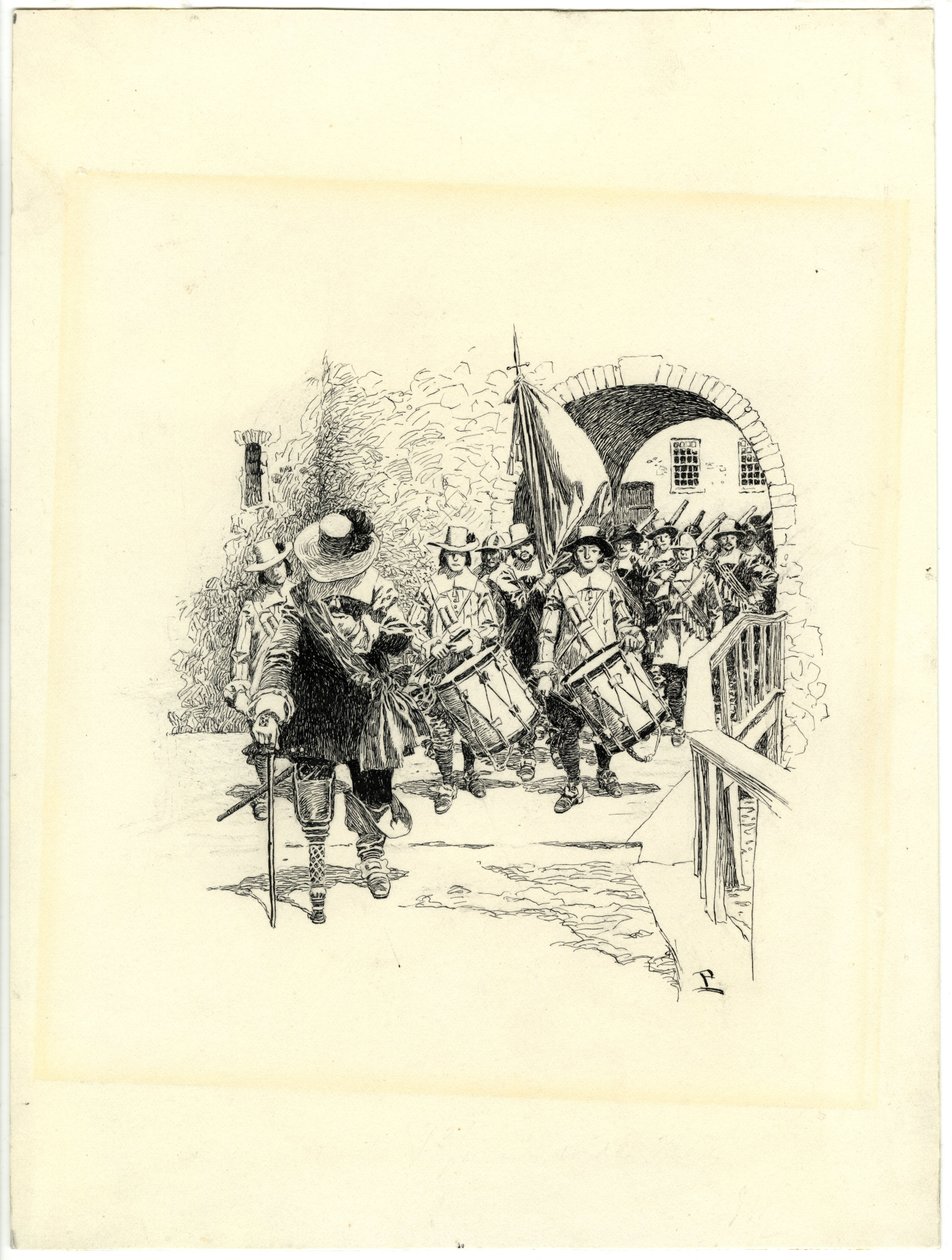 Farokdarab a The Evolution of New York-hoz, II alkotó: Howard Pyle