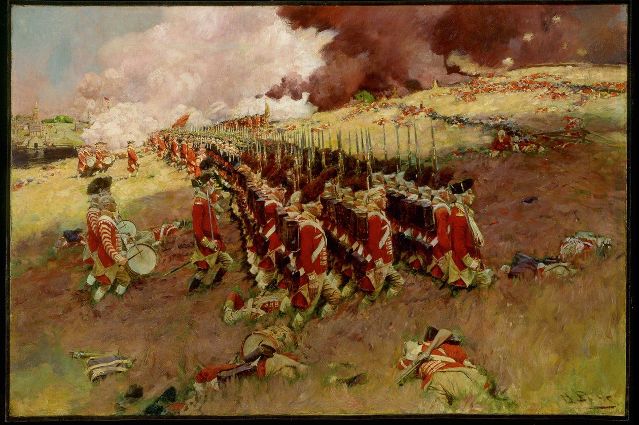 A Bunker Hill-i csata alkotó: Howard Pyle