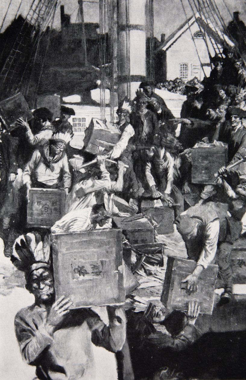 The Boston Tea Party, illusztráció a Harper