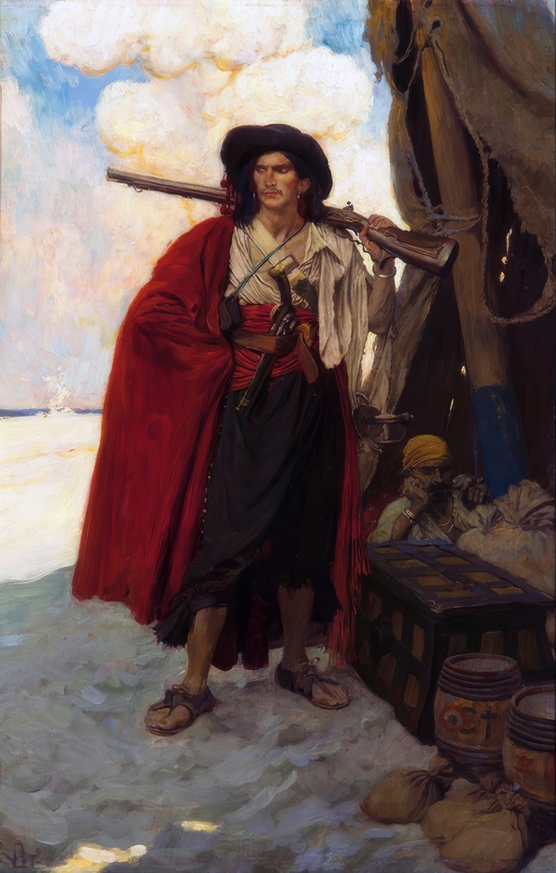 A kalóz egy festői fickó volt alkotó: Howard Pyle