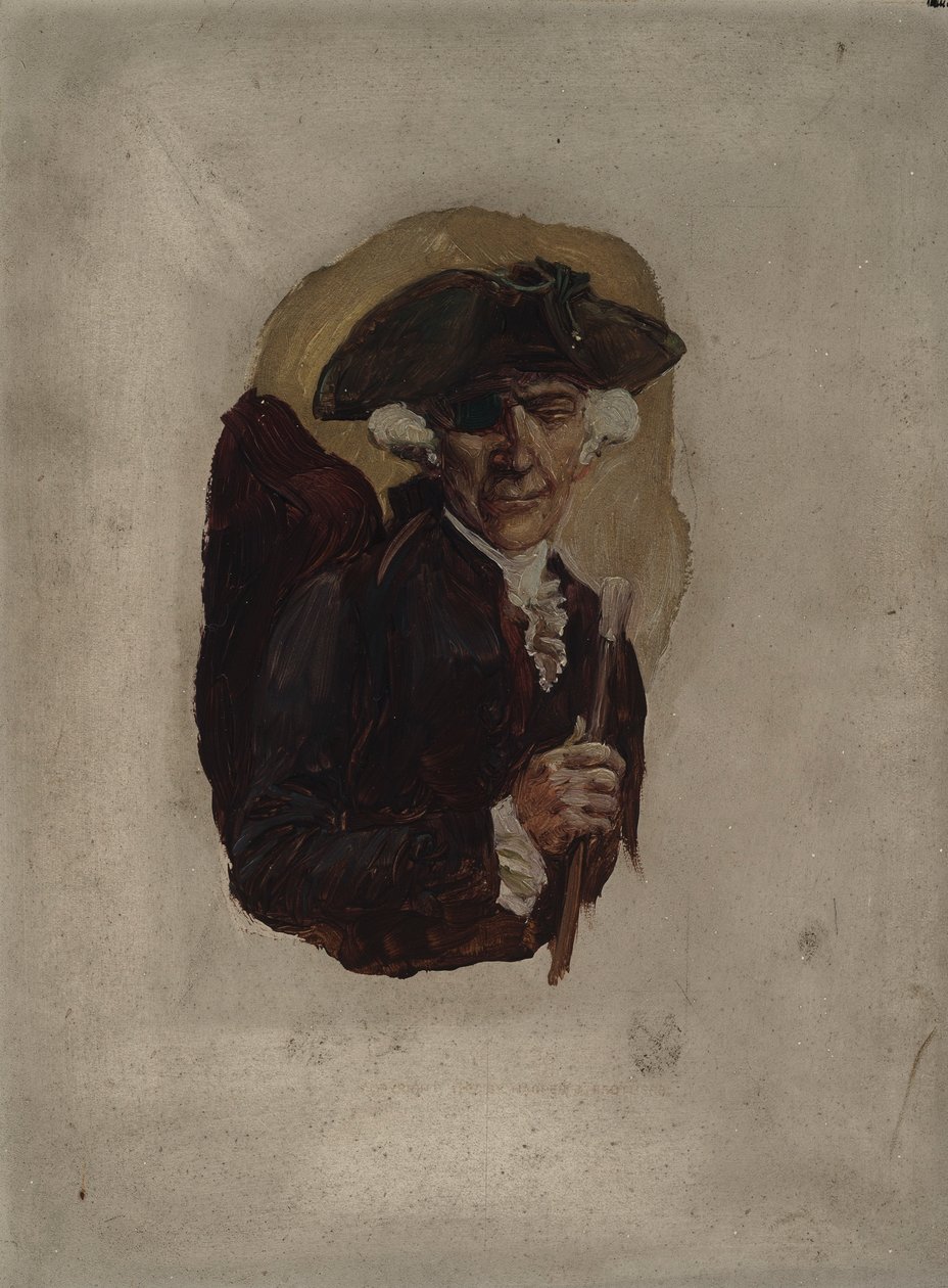 The Little Gentleman with One Eye, Howard Pyle "Kishmoor rubinja" című művéből, megjelent a Harper