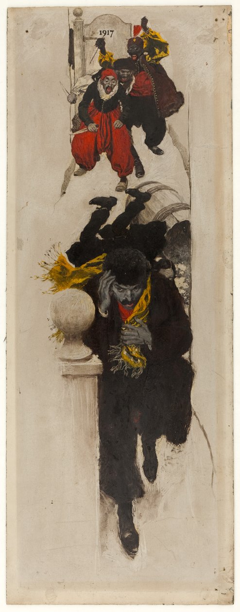 Matrica a Sors bábjából alkotó: Howard Pyle