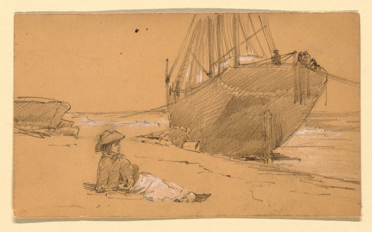 Rajz, A parton, 1884 alkotó: Howard Russell Butler