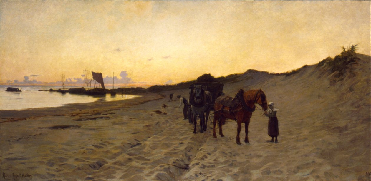 A hínárgyűjtők, 1886. alkotó: Howard Russell Butler
