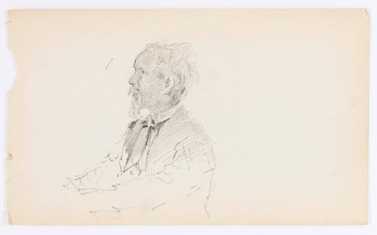 Cím nélkül (Szakállas férfi feje) alkotó: Howard Russell Butler