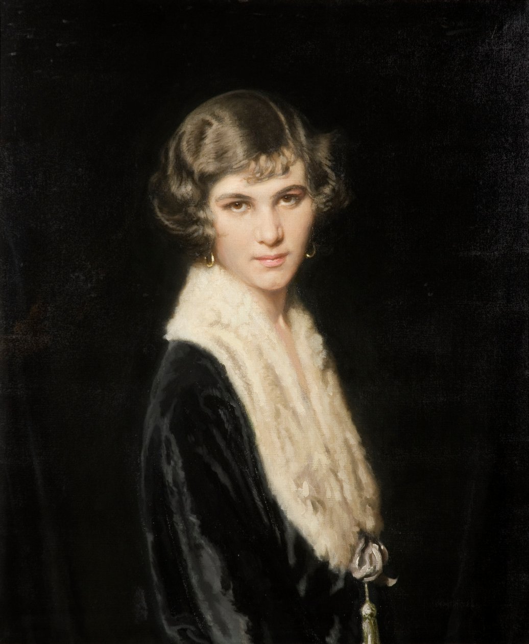 Elizabeth Woodville portréja (olaj, vászon) alkotó: Howard Somerville