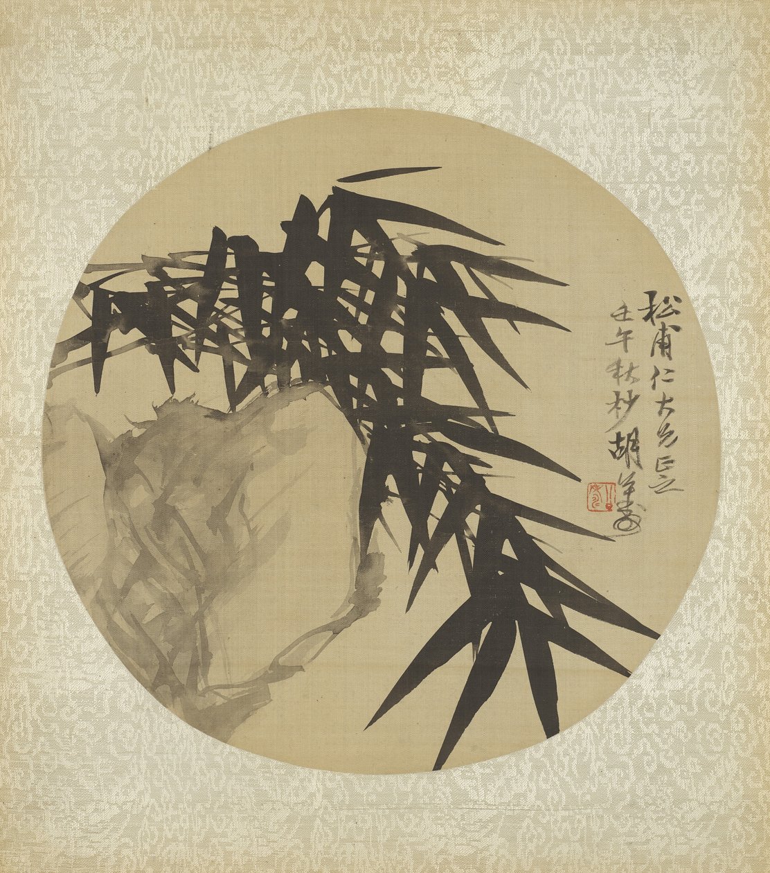 A tizenhat albumlevél egyike, 1882 alkotó: Hu Gongshou