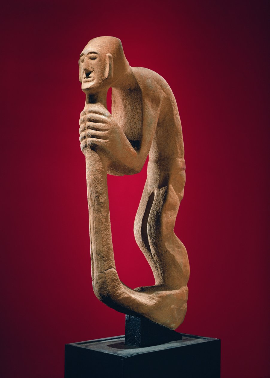 Púpos tart egy botot alkotó: Huastec Culture Huastec Culture