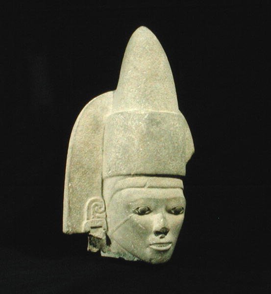 Huaxtec fej, klasszikus utáni időszak (900-1521) (kő) alkotó: Huaxtec Huaxtec