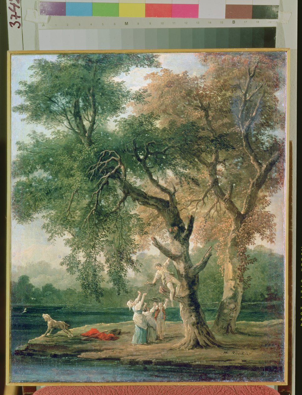 Fészekrombolók, 1780-as évek alkotó: Hubert Robert