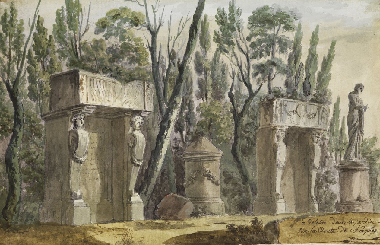 Veletri park alkotó: Hubert Robert