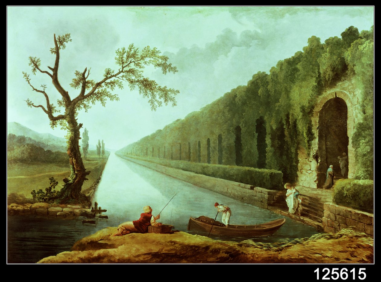 A csatorna alkotó: Hubert Robert