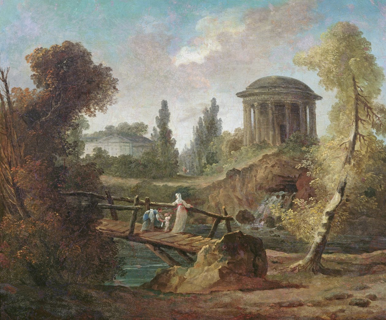 A vízesések Tivoliban, 1775 körül alkotó: Hubert Robert