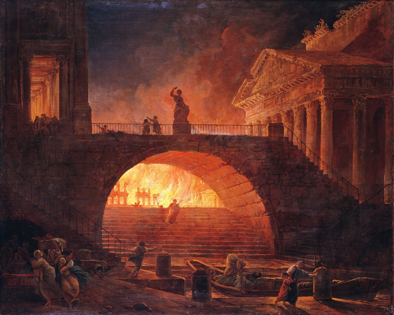 Róma tüze, 64. július 18 alkotó: Hubert Robert