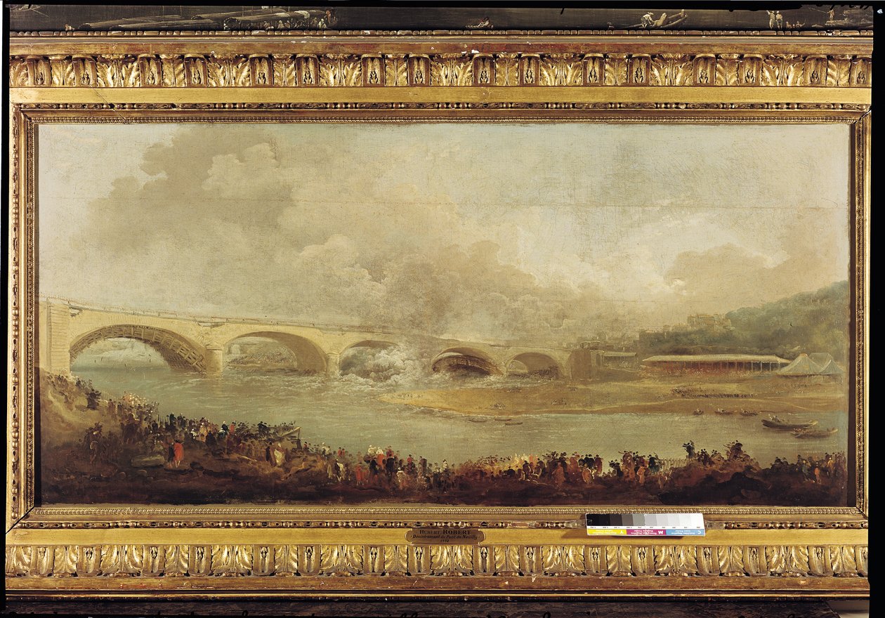 A Pont de Neuilly leleplezése, 1772 alkotó: Hubert Robert
