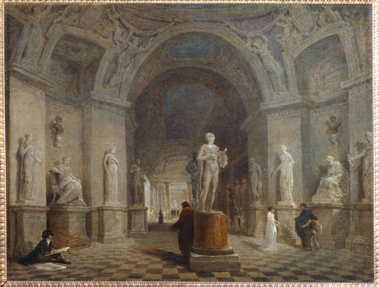 A Mars rotunda fejlesztésére irányuló projekt, a ... alkotó: Hubert (circle of) Robert