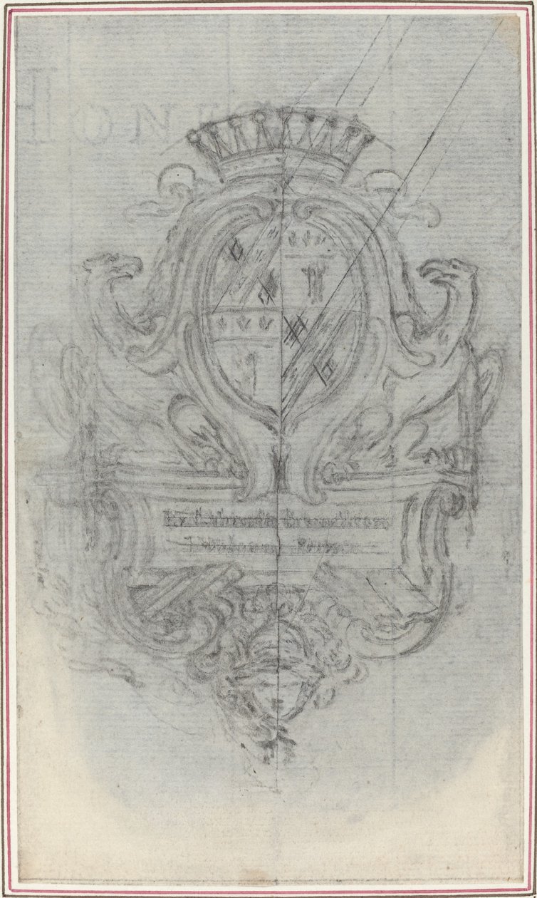 Címer két sassal alkotó: Hubert Francois Gravelot