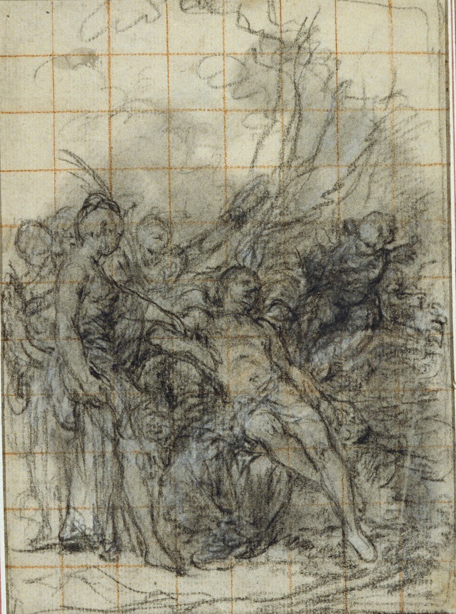 Adonis halála (?) alkotó: Hubert Francois Gravelot