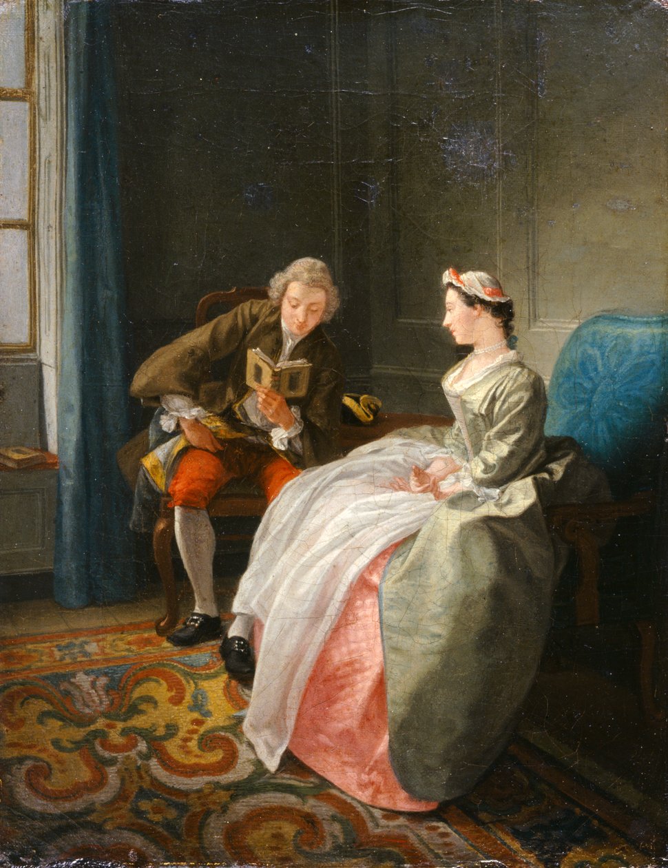 Az olvasó alkotó: Hubert Francois Gravelot