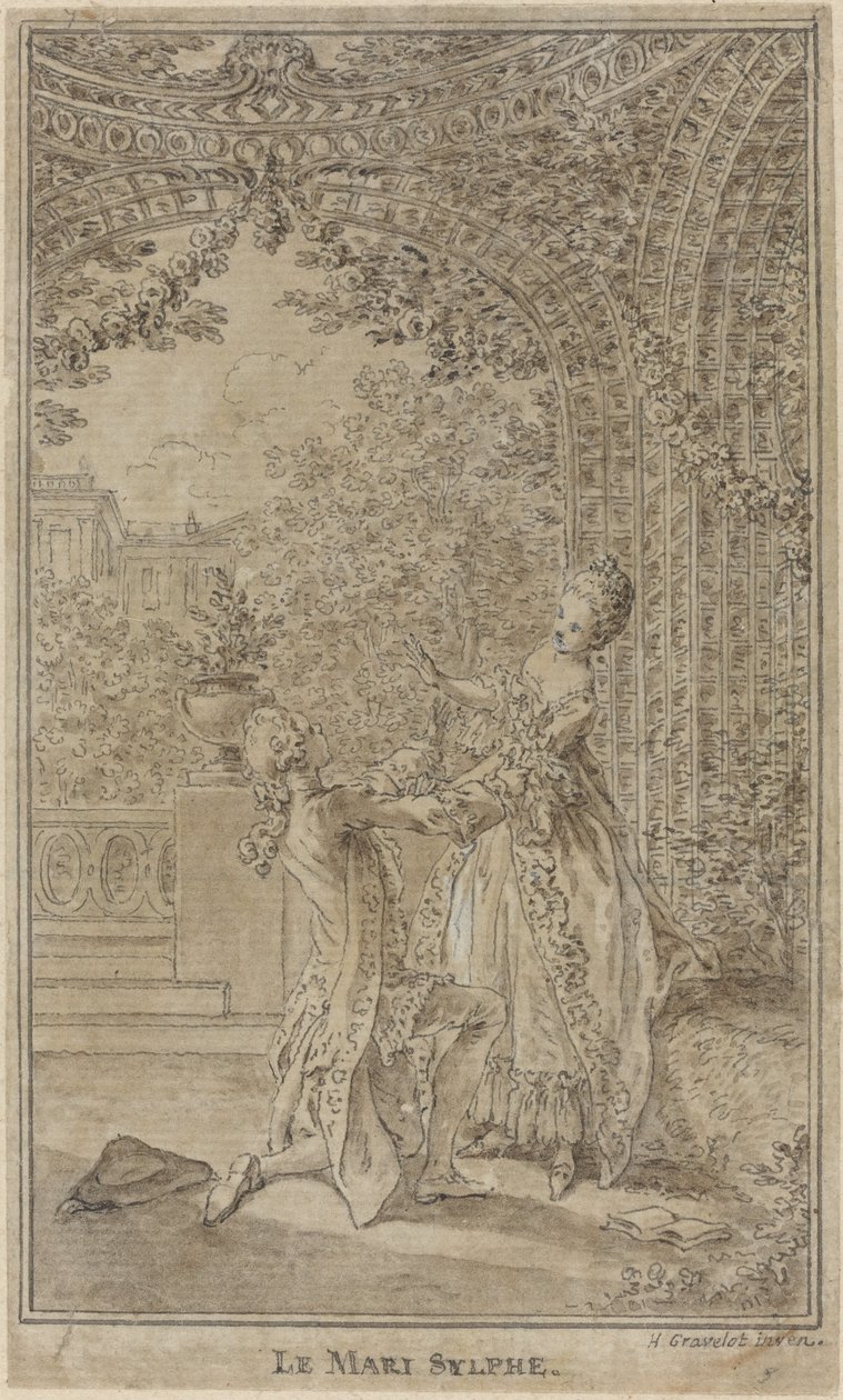 A Sylph férj alkotó: Hubert Francois Gravelot