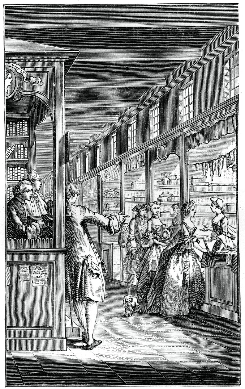 A palota galériái, 1885. alkotó: Hubert Francois Gravelot