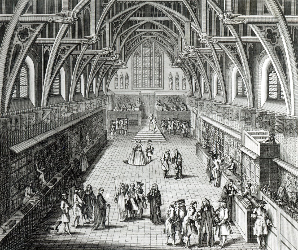 Westminster Hall, A ciklus első napja, Szatirikus költemény, 1797, C. Mosley metszete alkotó: Hubert Francois Gravelot