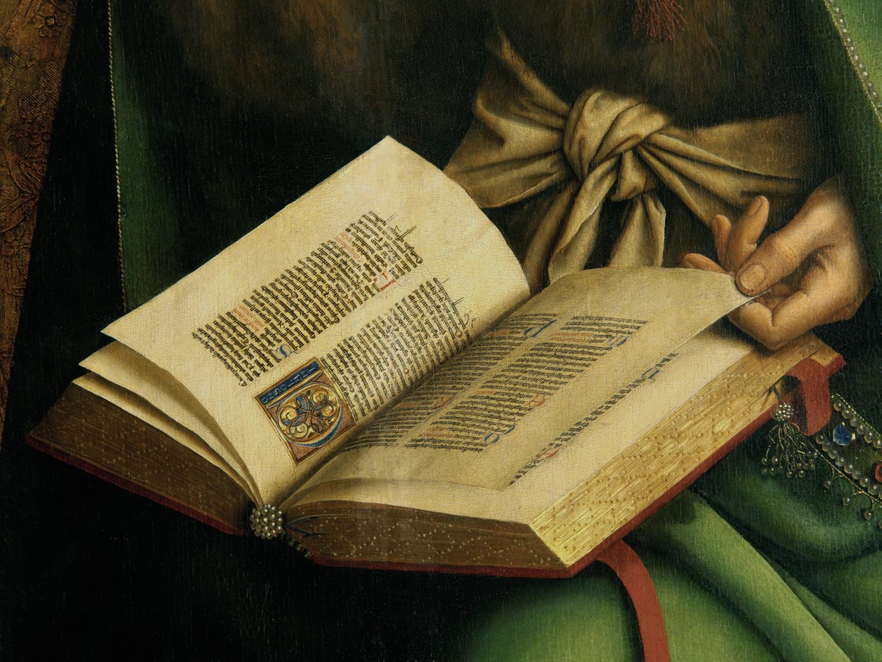 Keresztelő János részlete, a genti oltárképről alkotó: Hubert & Jan van (1390 1441) Eyck