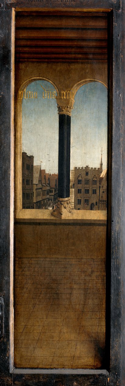 Panel a genti oltár bal oldali redőnyének külső oldaláról alkotó: Hubert & Jan van (1390 1441) Eyck