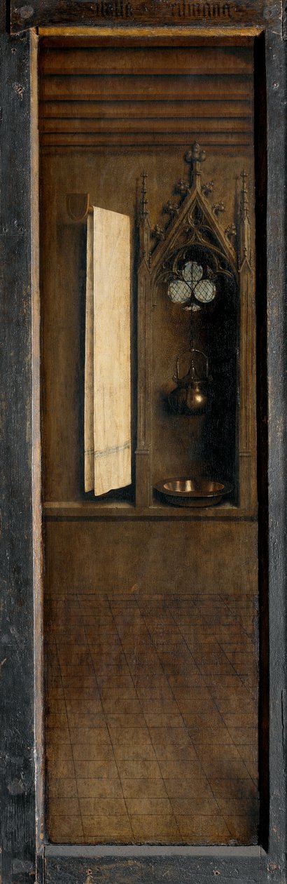 Panel a genti oltár jobb oldali redőnyének külső oldaláról alkotó: Hubert & Jan van (1390 1441) Eyck