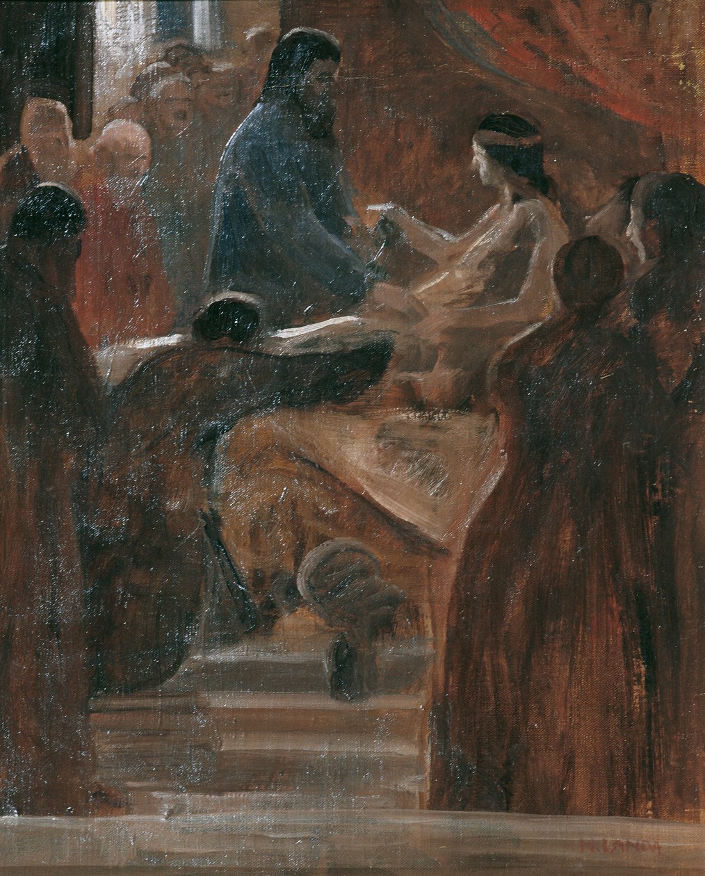 Jairus lányának nevelése alkotó: Hubert Landa