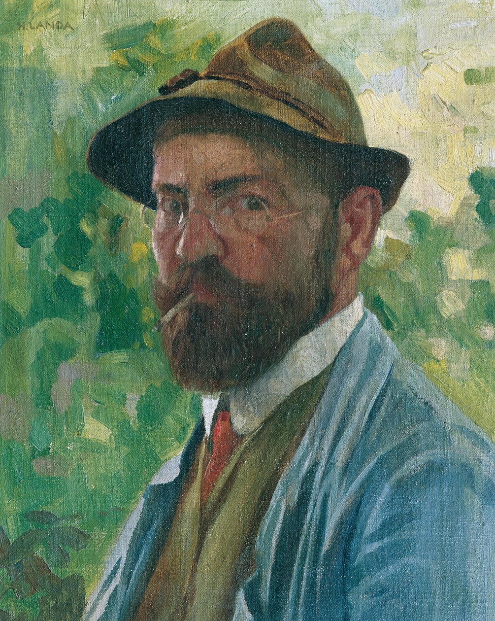 Önarckép alkotó: Hubert Landa