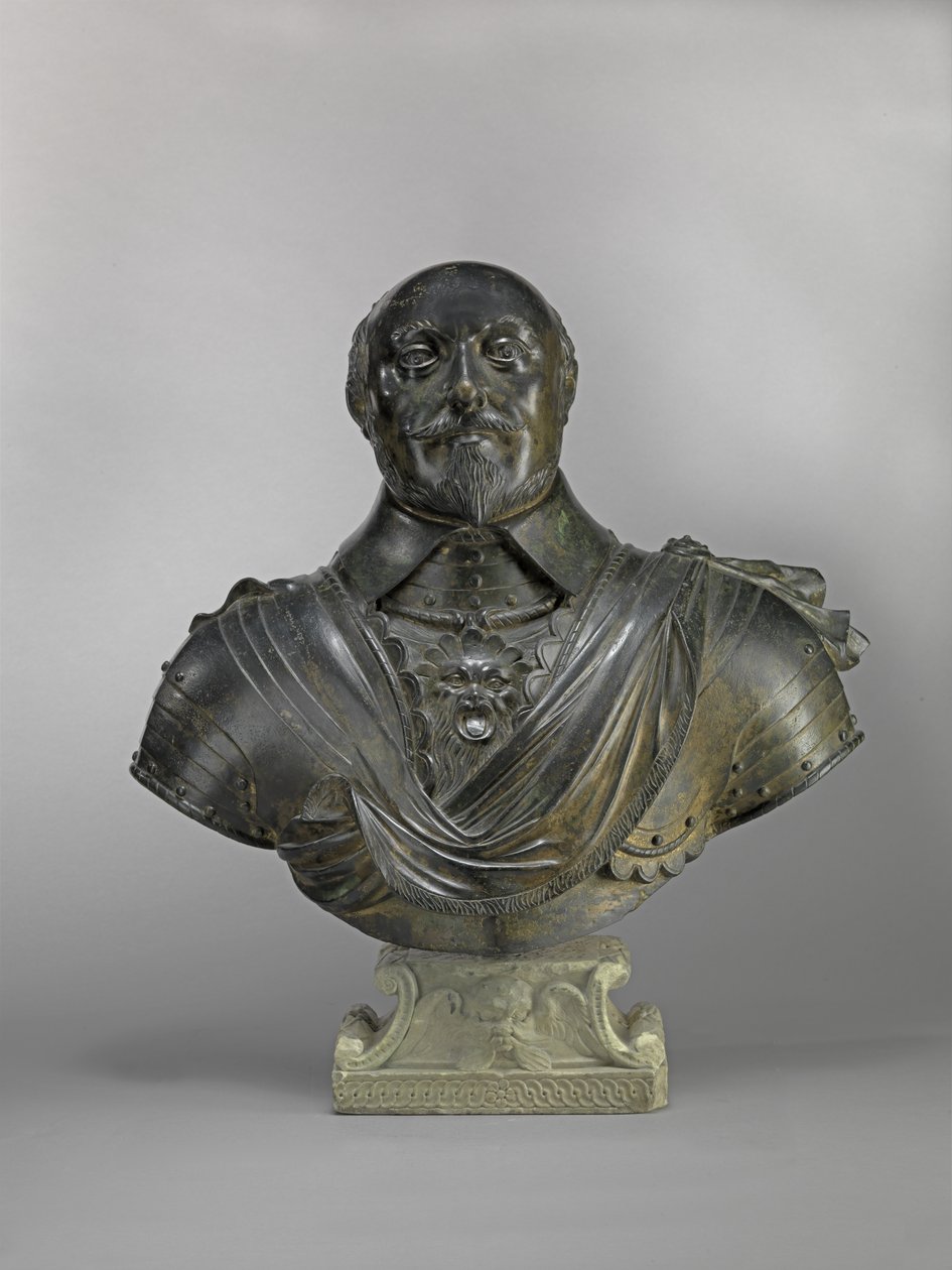 Robert Bertie (1582-1642) Lindsey 1. grófja, 1640 körül (bronz) alkotó: Hubert Le Sueur