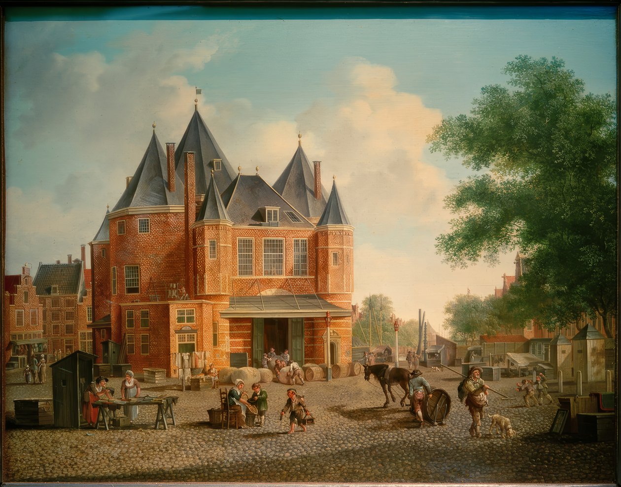 Az Antonius-mérleg az amszterdami Nieuwmarkt-on alkotó: Hubert Pieter Schouten