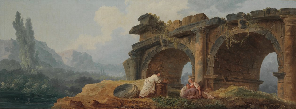 Arches in Ruins (olaj, vászon) alkotó: Hubert Robert