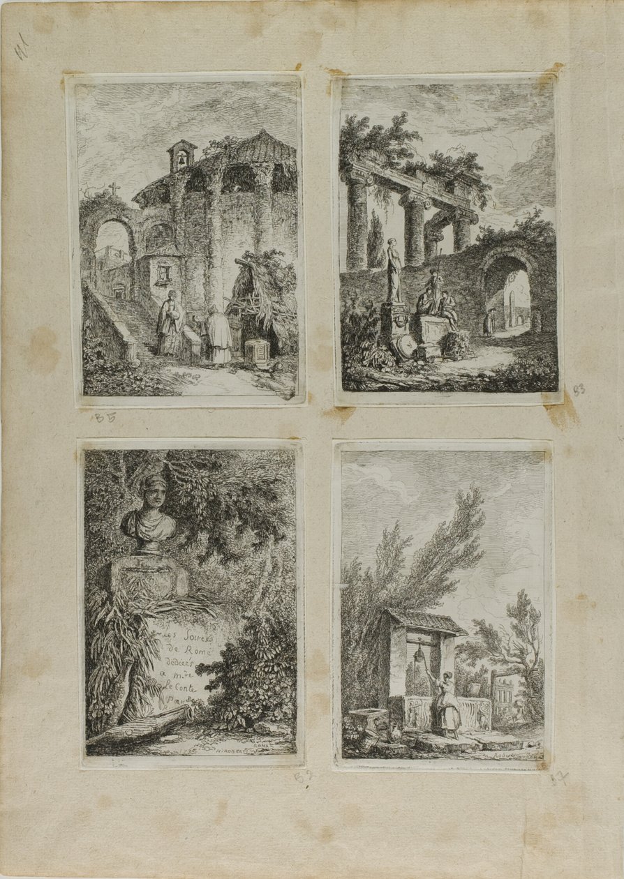 Esték Rómában alkotó: Hubert Robert