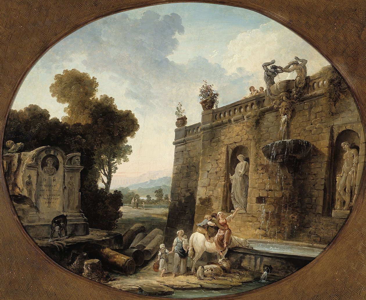 Itatóhely alkotó: Hubert Robert