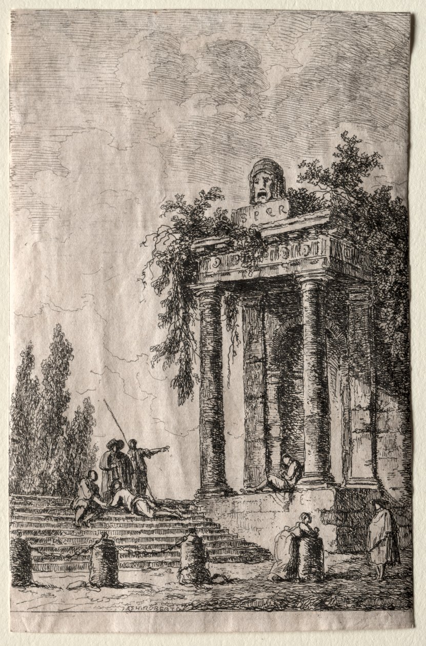 Római esték: A lépcsők alkotó: Hubert Robert
