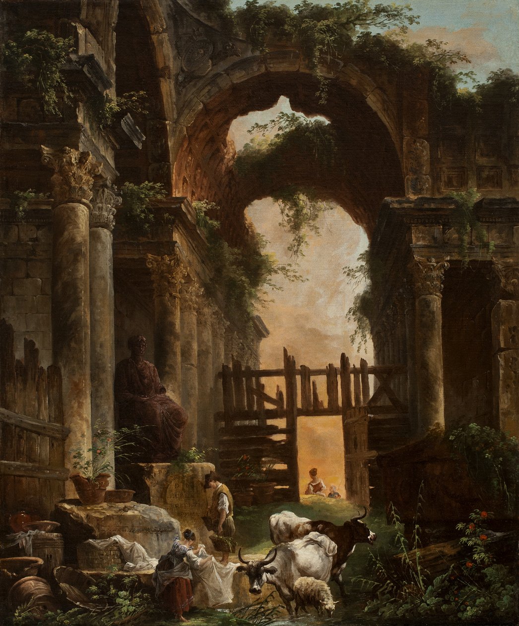 Római romok, 1759 alkotó: Hubert Robert