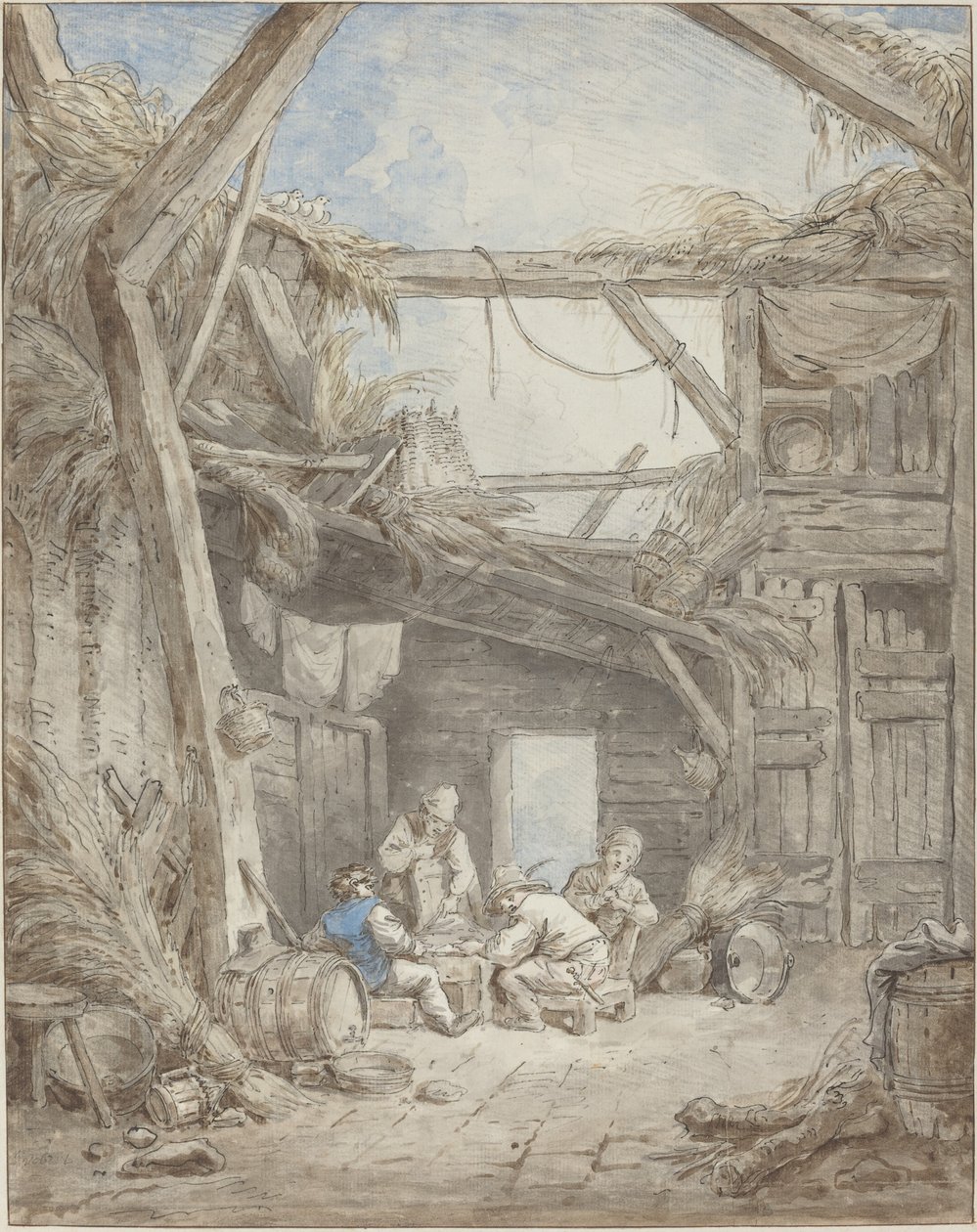 Romos Farm alkotó: Hubert Robert