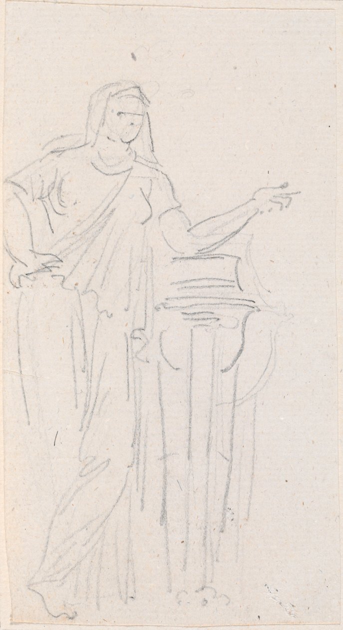 Vesta Szűz szobra alkotó: Hubert Robert