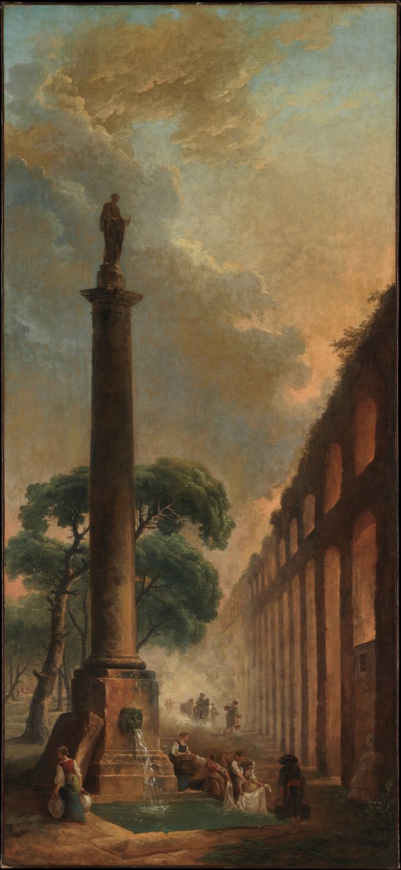 A szökőkút alkotó: Hubert Robert